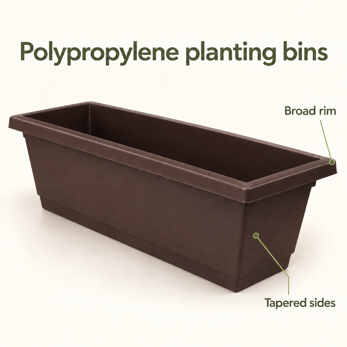 65-Inch Four-Tier Vertical Planter with Espresso Brown Bins